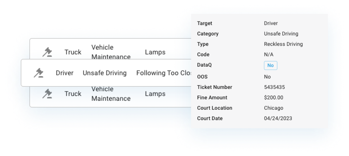 Inspections Board screenshot