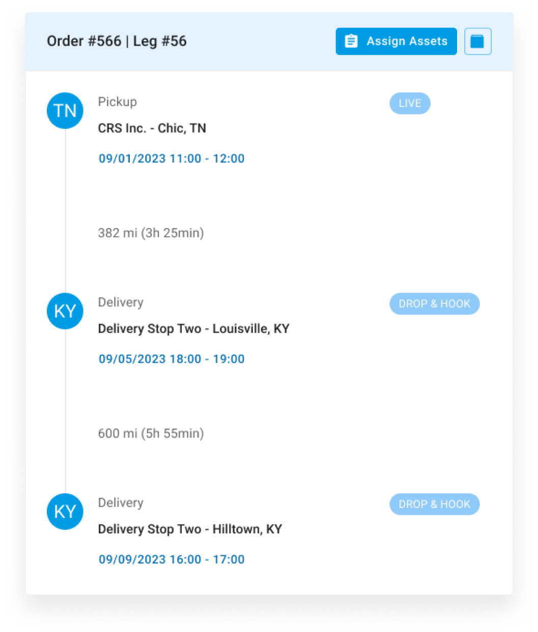 Planning board screenshot